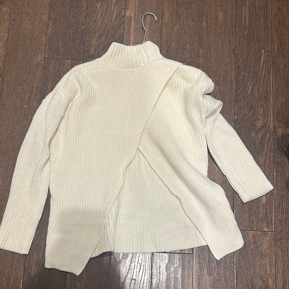 Sezane Women's Cream Turtleneck Sweater - Picture 2 of 4